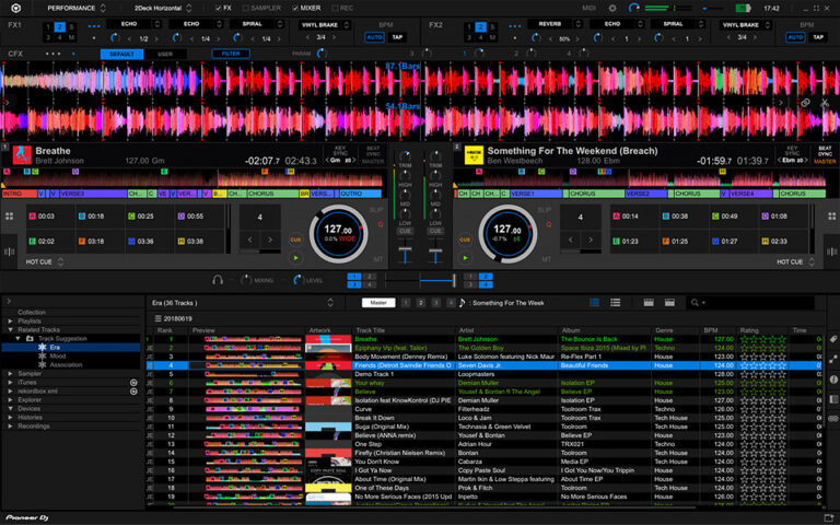 Rekordbox DJ Display