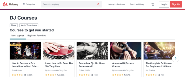 Udemy DJ Courses